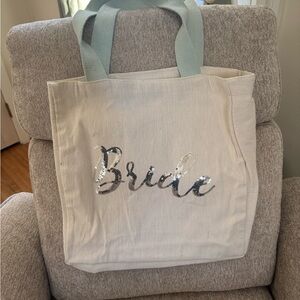 Bride Canvas Tote Bag